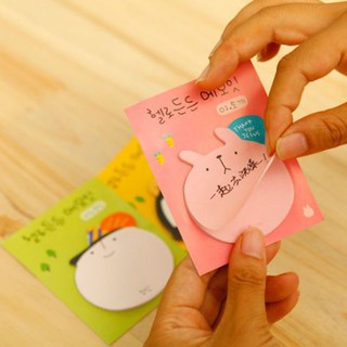 Ẩn Giấy ghi chú note thỏ Tròn dễ thương VPP156SP1