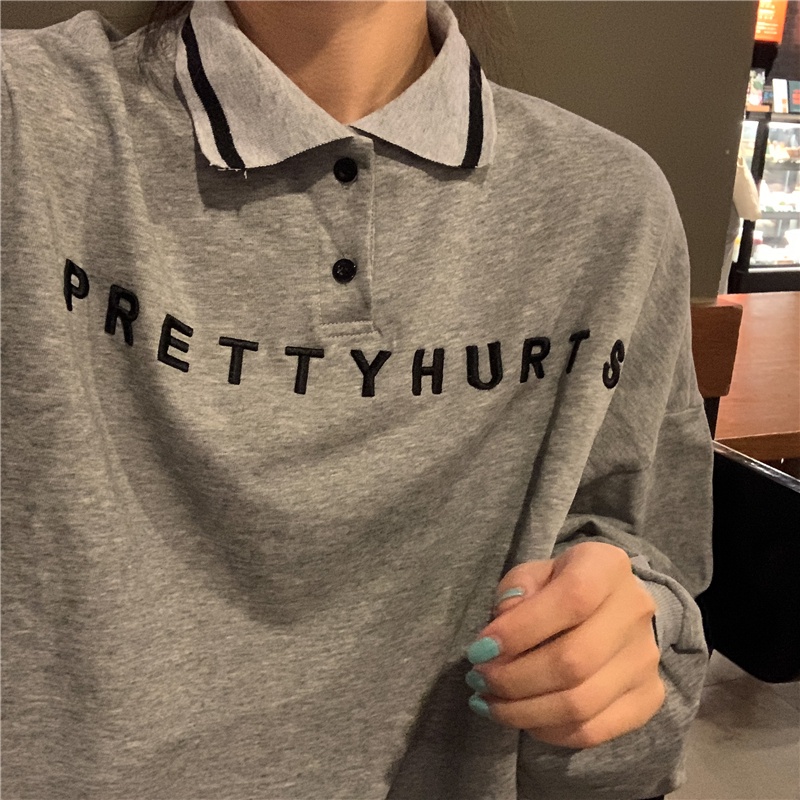 SUXI Áo Nỉ Nữ Dài Tay Có Mũ Thời Trang Hàn