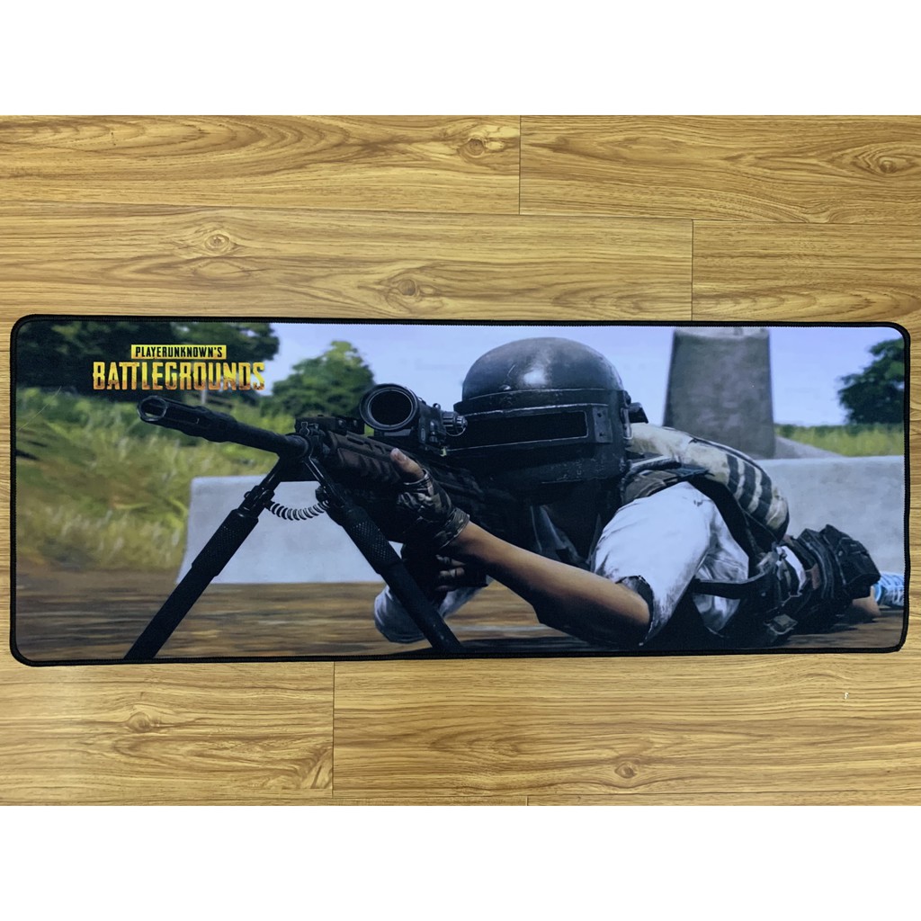 Miếng lót chuột máy tính đẹp cỡ lớn Dài giá rẻ hình Pubg khổ80x30cm dành pc gaming văn phòng pcxanh