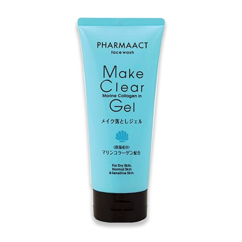 Gel Tẩy Trang Kiêm Rửa Mặt Pharmaact Make Clear Gel Collagen (200g)