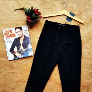 Quần tây baggy 9 tấc Zara Basic