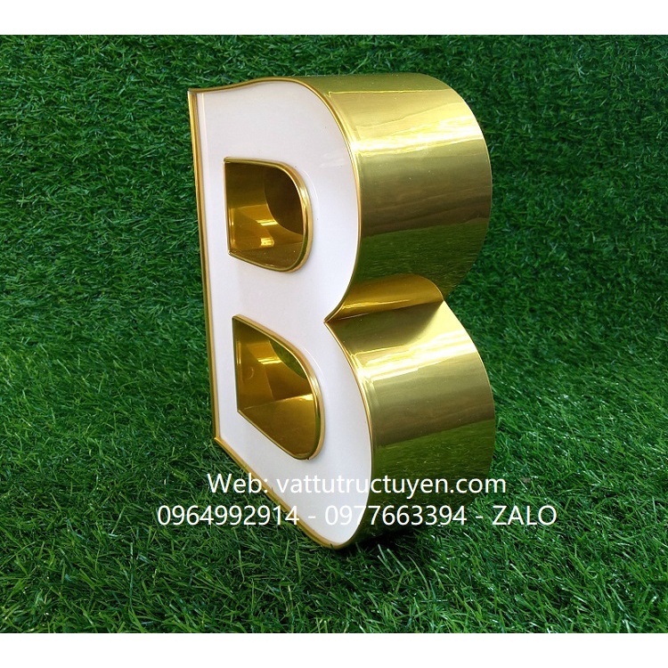 Nhôm uốn chân chữ vàng gương 4cm 6cm 1 gờ