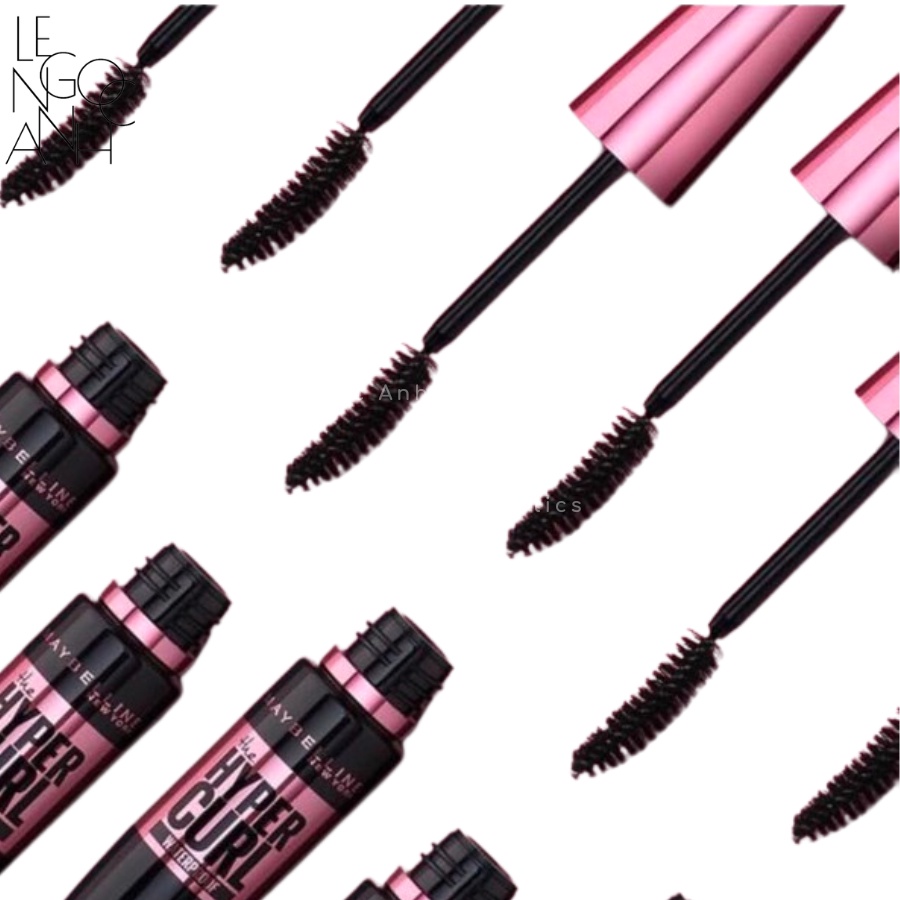 Mascara dưỡng mi, làm dày mi và cong mi Maybelline Hyper Curl không lem không trôi phiên bản Thái Lan