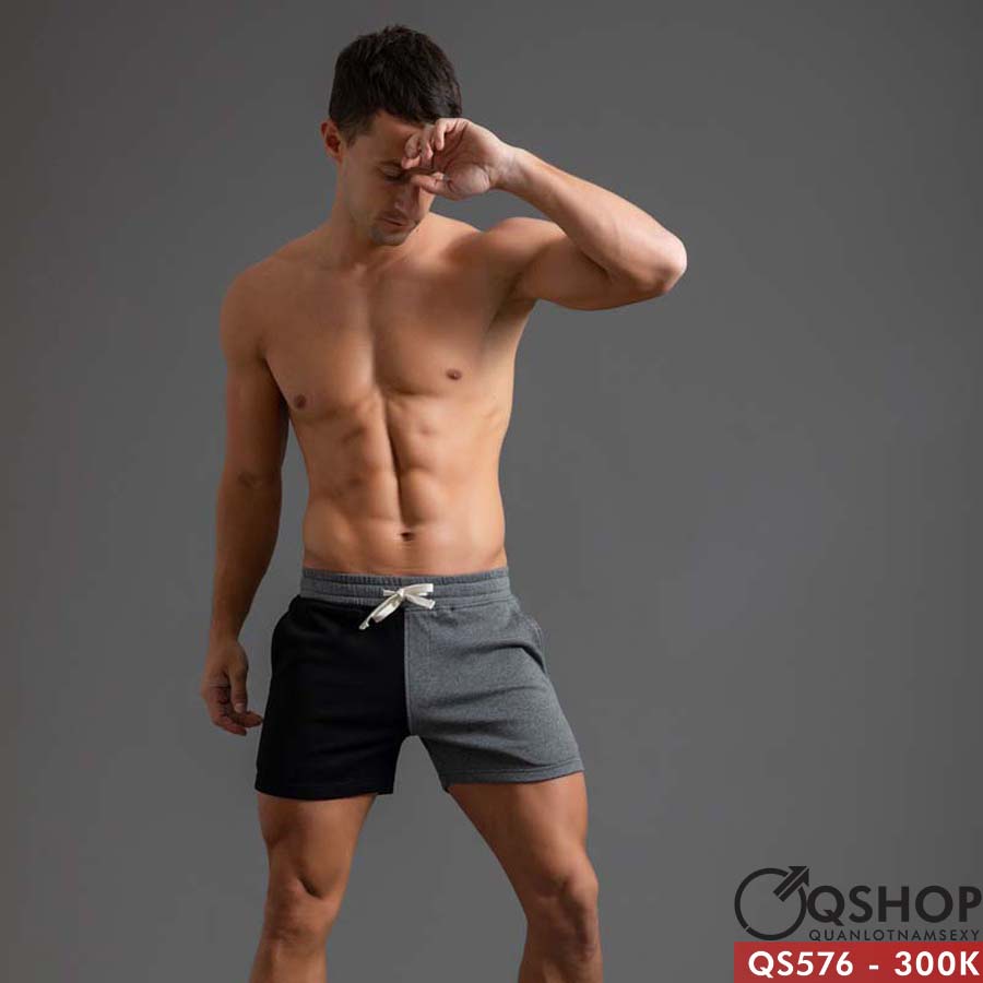 Quần short thun nam tập gym, cao cấp QSHOP QS576