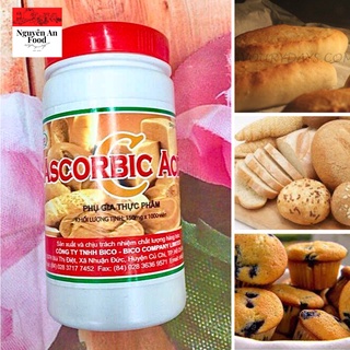 Vitamin C tạo độ nở xốp cho bánh mì và các loại bánh nướng - Ascorbic Acid C hộp 1000 viên