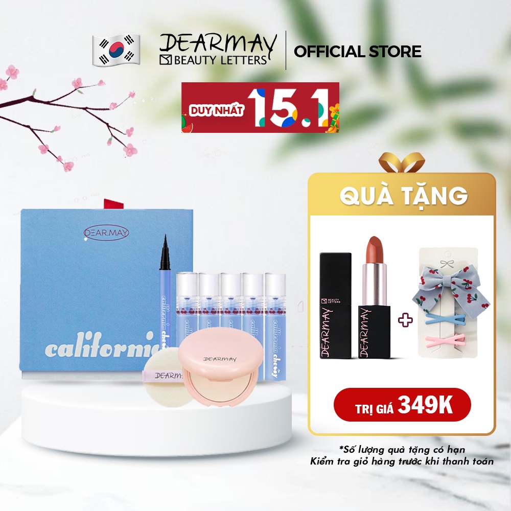 Set Trang Điểm Dearmay California Cherry Set (7 items)