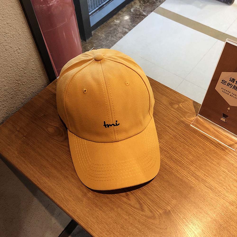 Mũ lưỡi trai thể thao thêu chữ nhiều màu sắc phong cách Hàn Quốc cho nam và nữ