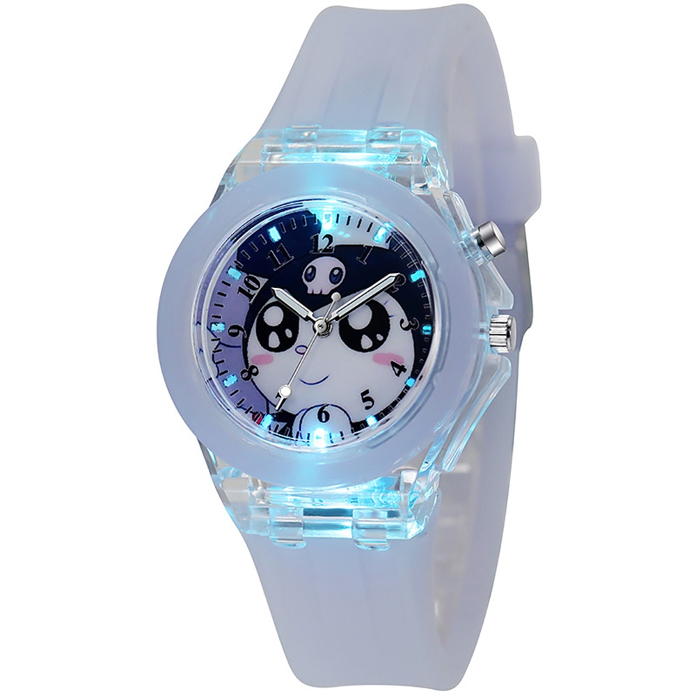 Đồng Hồ Đeo Tay Kuromi Cinnamoroll Có Đèn LED Phát Sáng Họa Tiết Hoạt Hình Dành Cho Nữ