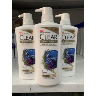 Dầu gội sạch gàu CLEAR 5 Tinh Dầu 630g (xanh dương)