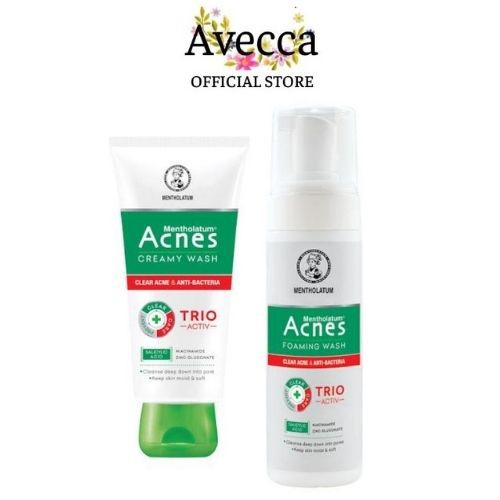 Sữa Rửa Mặt Ngăn Ngừa Mụn Acnes Trio Activ Wash