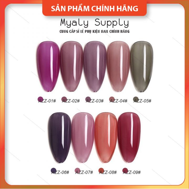 Set Sơn AS Thạch Chai Đỏ Nắp Nhọn 9 Chai Cao Cấp  AZZ SP000325