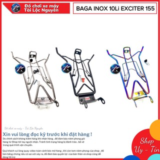 Baga inox 10li và sơn đen/sơn titan cho exciter 155