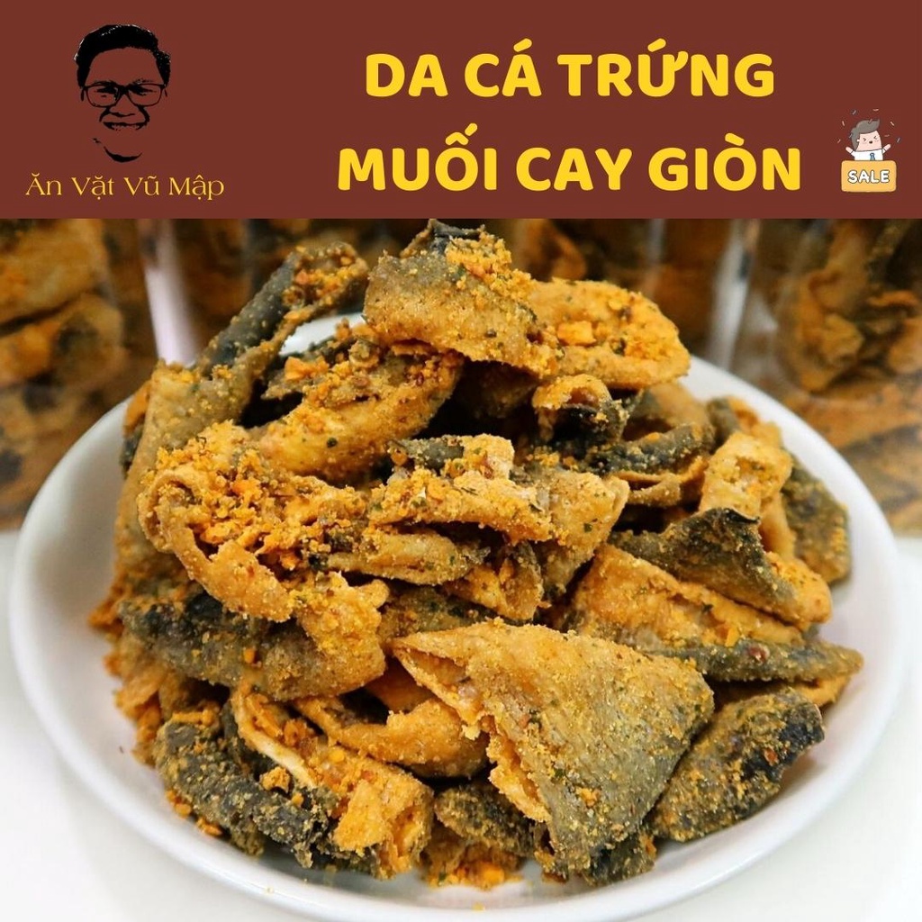 [ANVATVUMAP - NHÀ LÀM 100%] COMBO 2 Hộp Da Cá Trứng Muối 250gr Giòn Tan Đậm Vị Loại Hảo Hạng | BigBuy360 - bigbuy360.vn