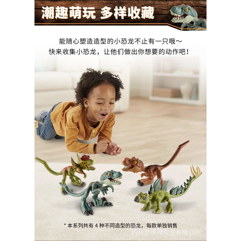 Mattel Jurassic World mini plastic small dinosaur simulation animal model children and boys toy GYX92 2bAm