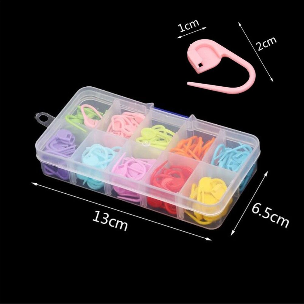 CONOPERY Set 100 / 120 kẹp nhựa đánh dấu móc đan len kiểu mới DIY
