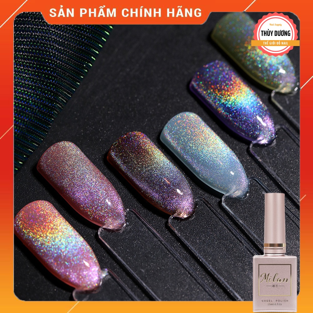 Sơn gel mắt mèo cầu vồng Milan chính hãng 15ml