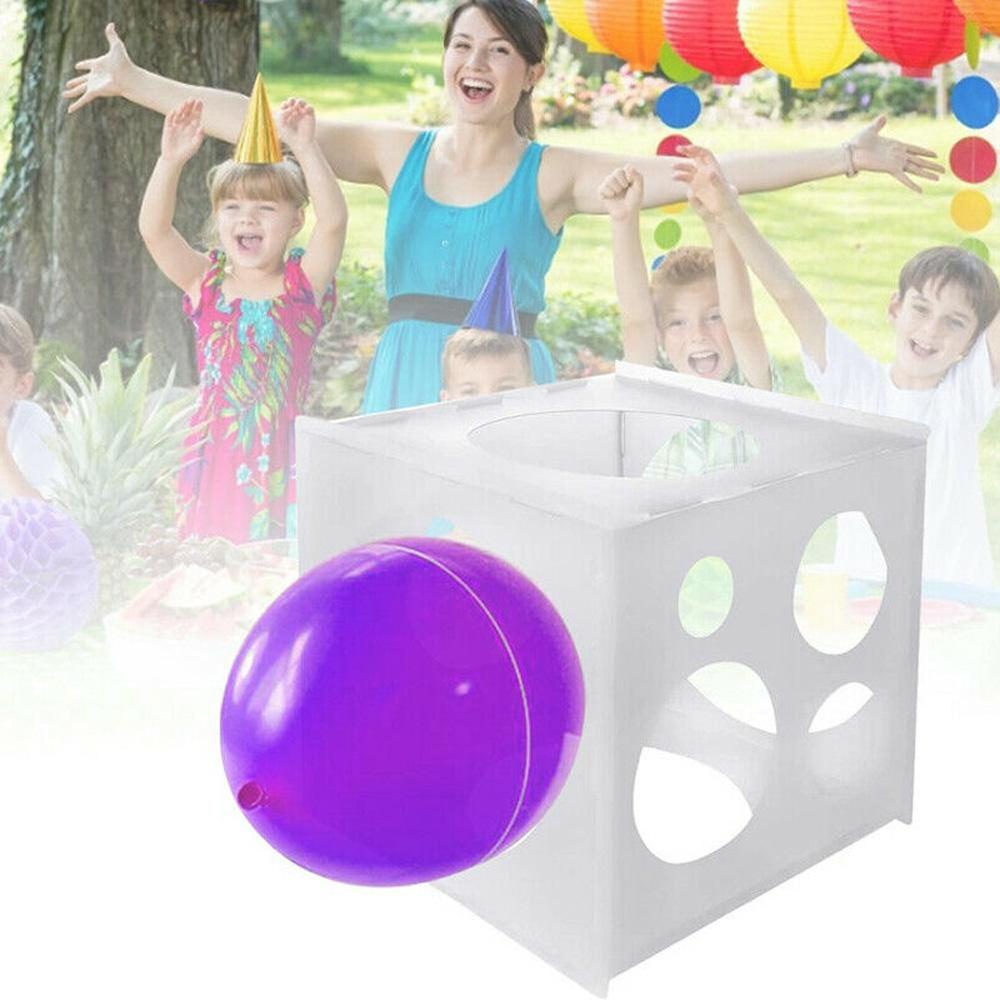 AVALENTINE Hộp Đựng Bong Bóng 11 Lỗ Bằng Nhựa Dùng Trang Trí Tiệc Lãng Mạn