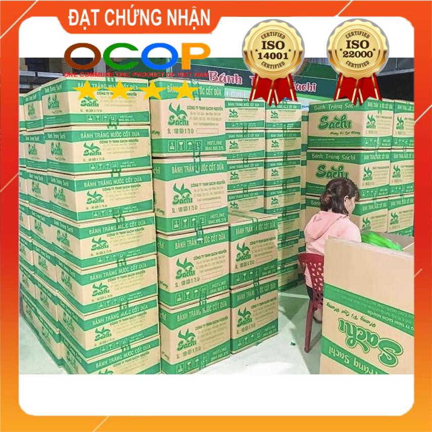 Bánh Tráng Nước Cốt Dừa Nướng Sẵn Sachi 🌟Bì Loại 75Gram🌟Bánh Tráng Sachi🌟