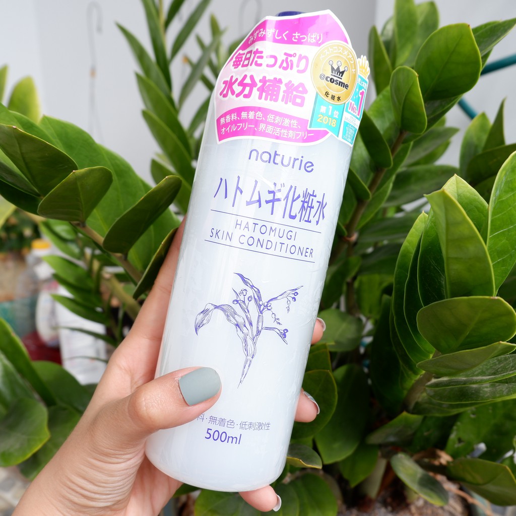 Nước Hoa Hồng Naturie Hatomugi Skin Conditioner dưỡng ẩm chuyên sâu và cải thiện da 500ml NPP Shoptido