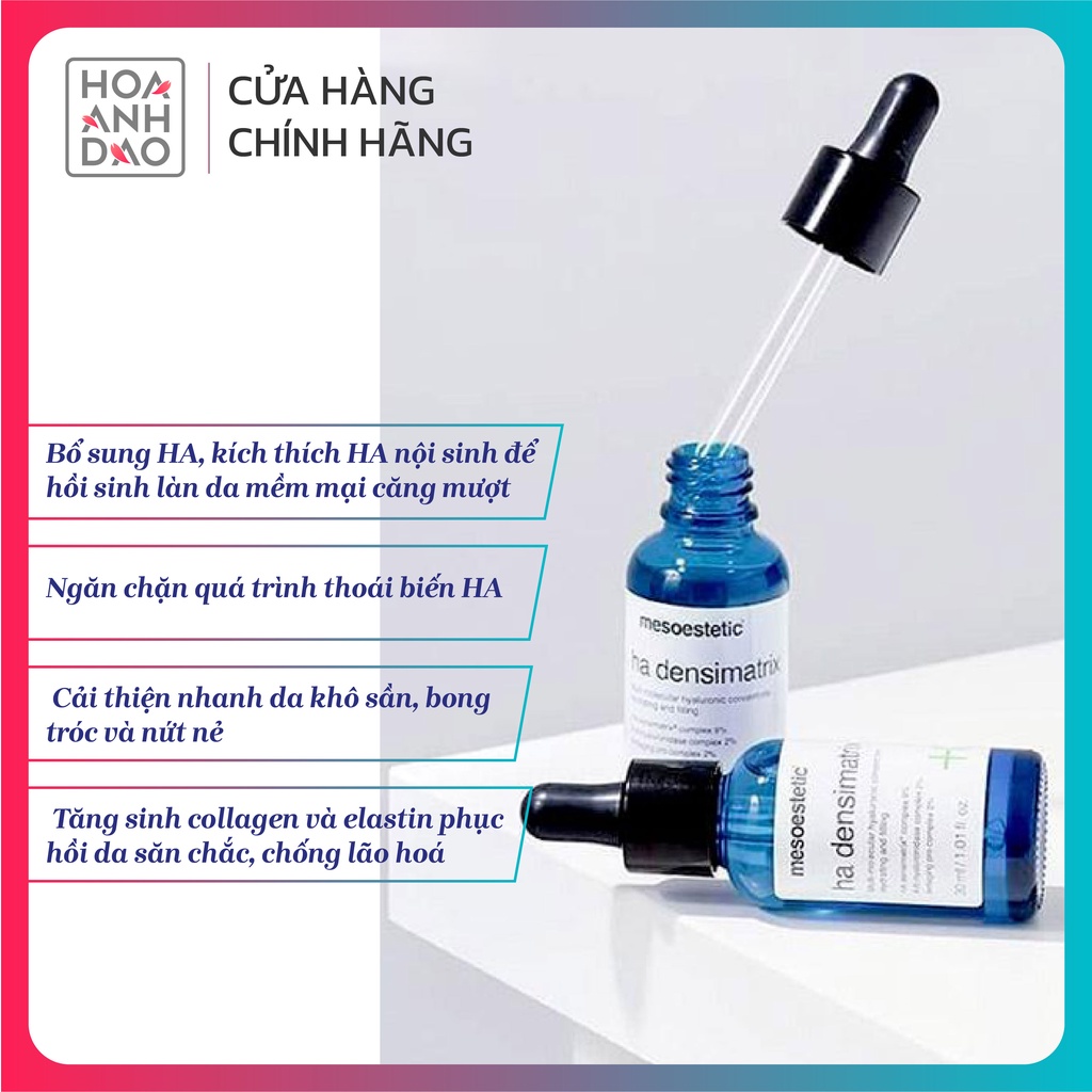 Serum dưỡng ẩm và chống lão hóa Mesoestetic HA Densimatrix 30ml