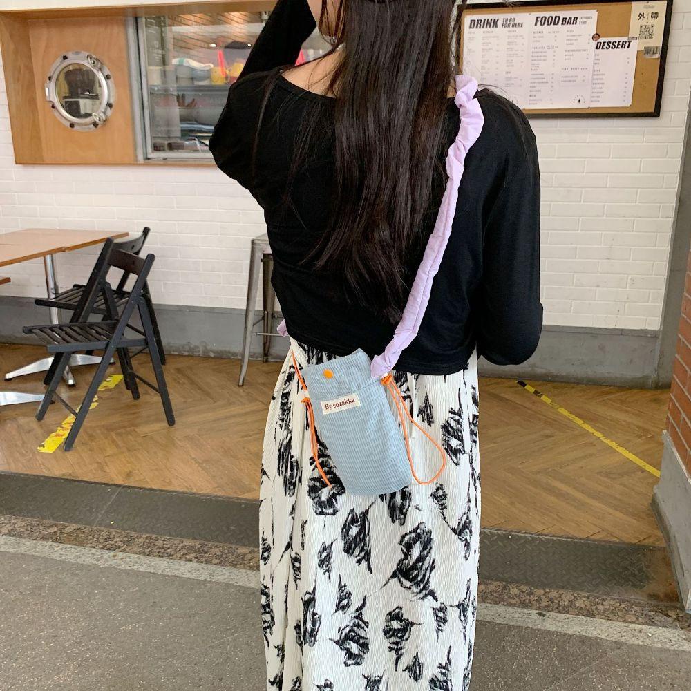 Túi Đeo Chéo Đựng Điện Thoại Hình Son Môi Thời Trang Thu Đông Cho Nữ