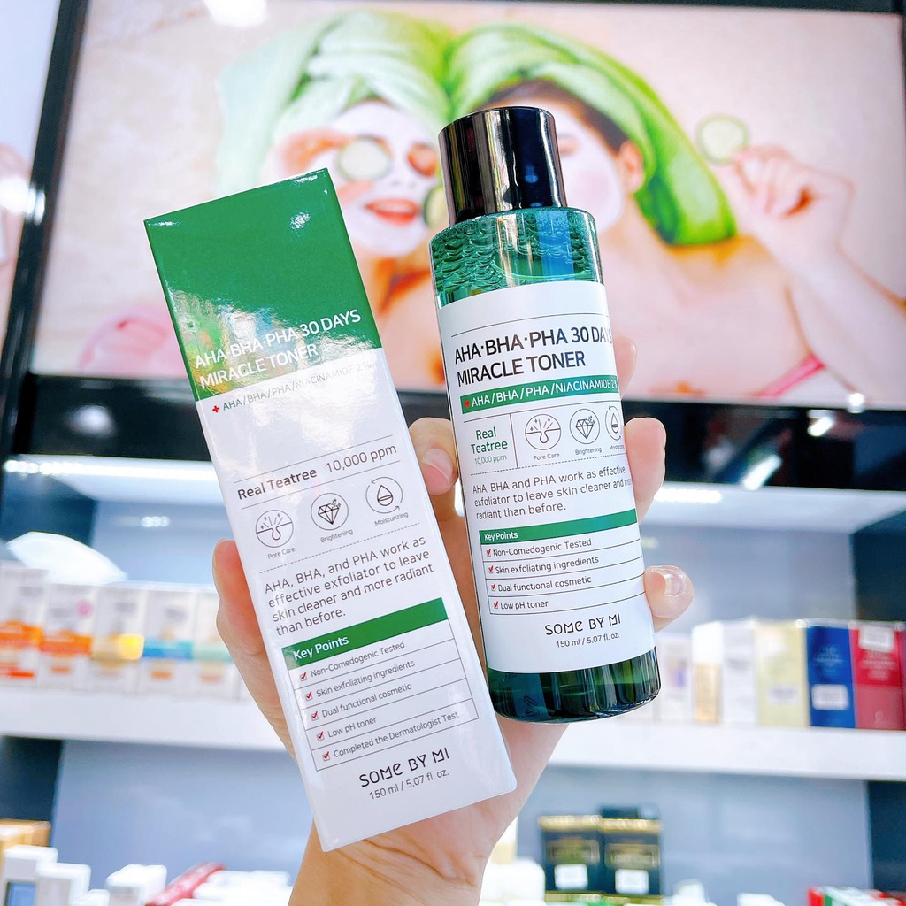 Toner Dưỡng Ẩm Làm Sạch Some By Mi AHA BHA PHA 30 Days Miracle Toner