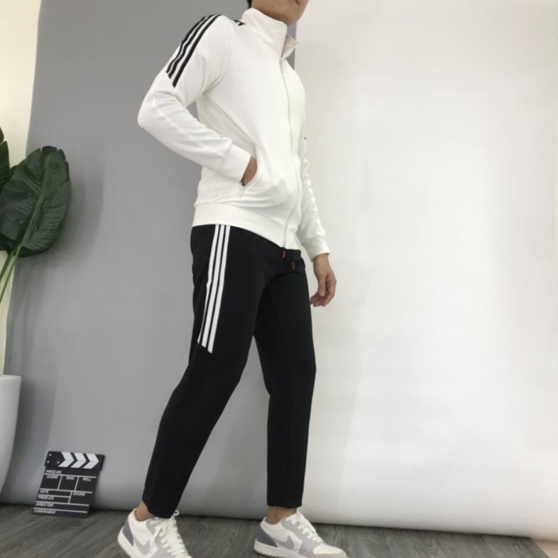 Bộ thể thao nam ATB Shop ,bộ thu đông chất vải thể hao co giãn 4 chiều cao cấp,áo và quần có khóa túi mới 2021 JH8