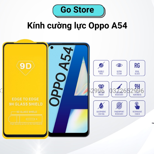 Kính cường lực Oppo A54- Full Màn