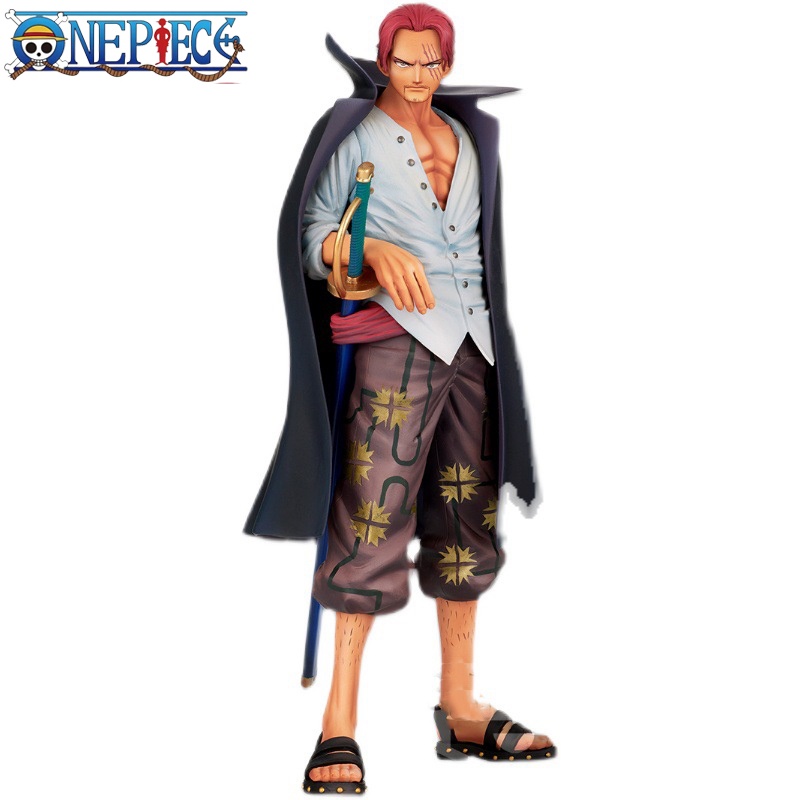 Mô Hình Nhân Vật Anime One Piece Tóc Đỏ Bằng PVC