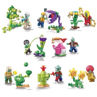 Ảnh thật - Có Clip ✨ Set 8 hộp lắp ráp Minifigure Plants vs Zombies Sy1412✨