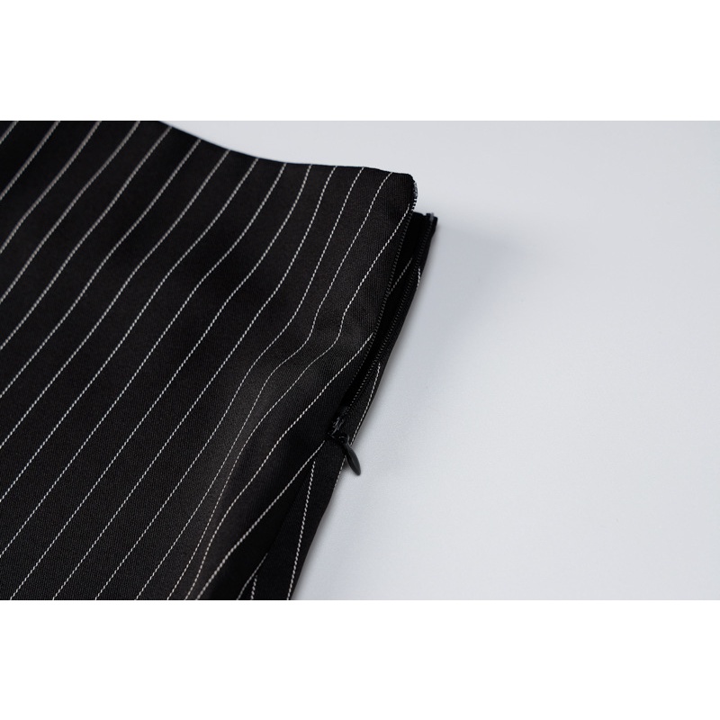 DUNEA Bộ áo croptop + chân váy ngắn in họa tiết thời trang quyến rũ dành cho nữ