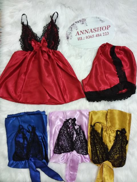 BỘ NGỦ SEXY CÓ NƠ PHÍA TRƯỚC MẪU MỚI (hình thật kèm video shop) | BigBuy360 - bigbuy360.vn