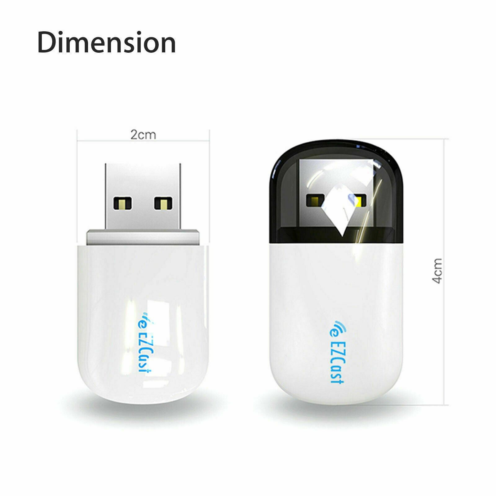 Usb Wifi Dongle 650mbps Windows Mac Linux 2.4g / 5g