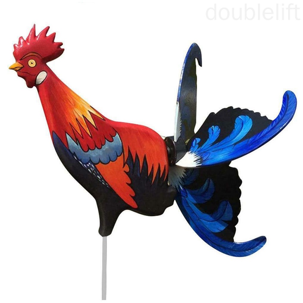 Windmill Simulation Animal Spinner Statue Sculpture Gift for Garden Courtyard Farm Decoration doublelift store