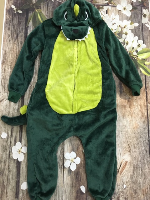 BỘ ĐỒ LIỀN THÂN HÌNH THÚ TRẺ EM - CÁ SẤU, KHỦNG LONG