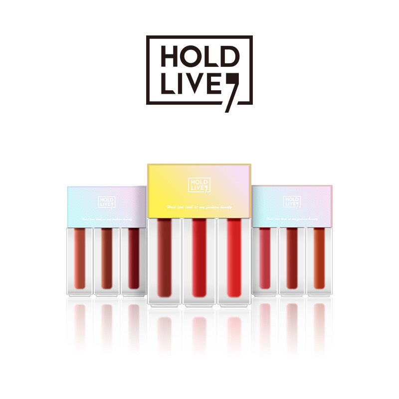 HỘP 3 CÂY SON KEM HOLDLIVE MỚI