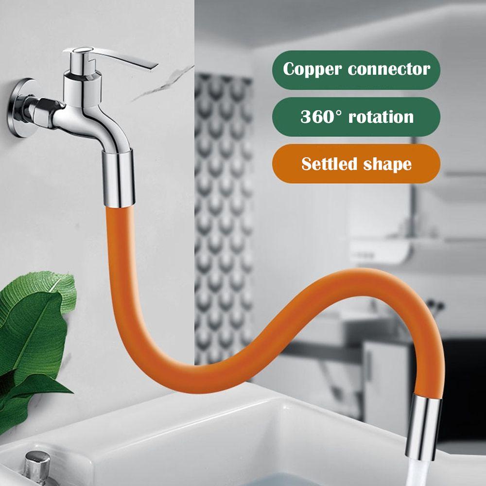 LIAOY Faucet Extender Pipe Durable Portable Wash Basin 360° Rotating Flexible Hose