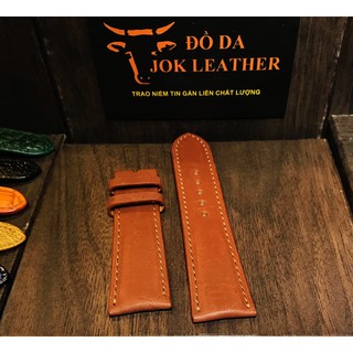Dây đồng hồ da bò màu ngói