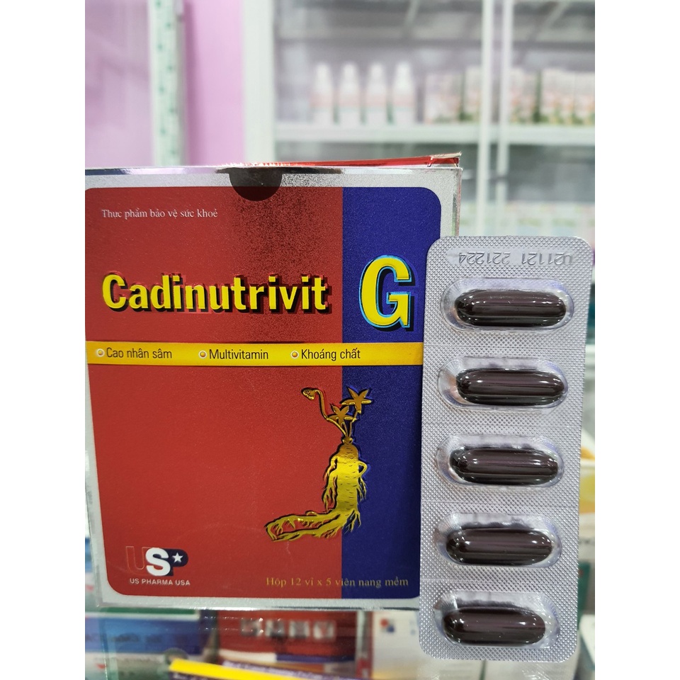 Cao Nhân Sâm - CADINUTRIVIT G - Vitamin và Khoáng Chất