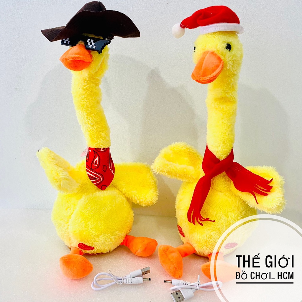 [HÌNH THẬT- CLIP THẬT] Đồ chơi trẻ em vịt con nhún nhảy, phát nhạc, ghi âm giọng nói, có đèn, ca hát nhảy múa