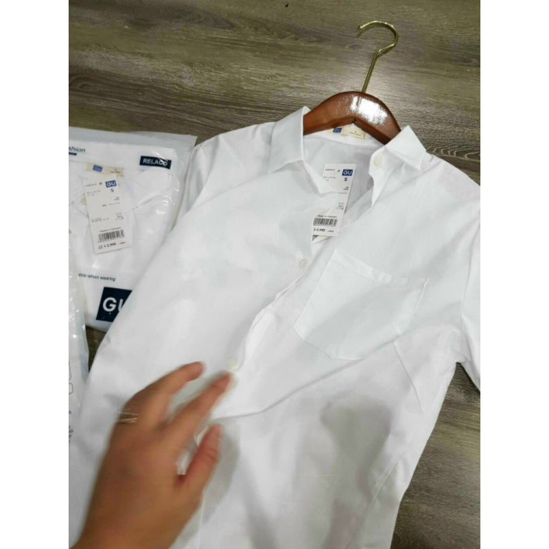 Áo Sơmi Gu hàng xuất dư (fom chuẩn vải cực đẹp )