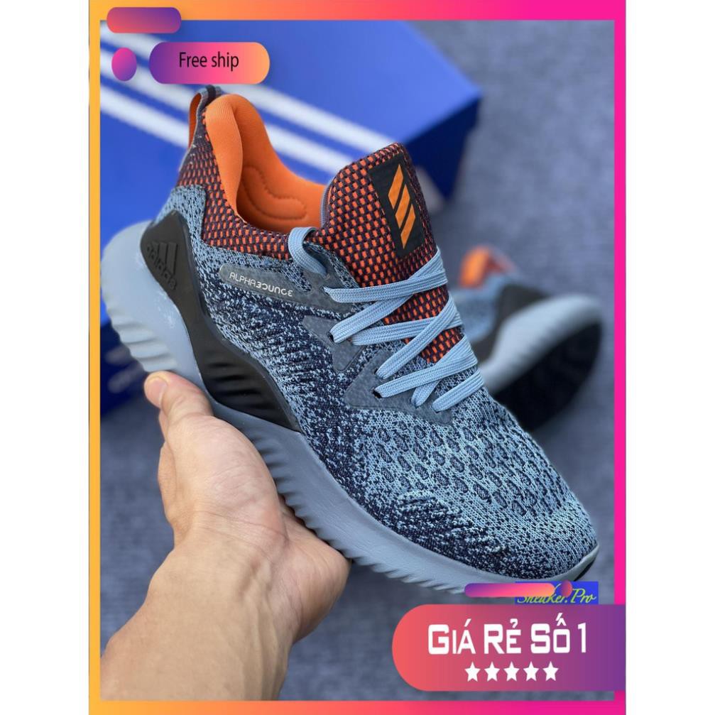(FULL BOX) Giày thể thao sneaker nam nữ ALPHABOUNCE Beyond gót vạch cam | BigBuy360 - bigbuy360.vn