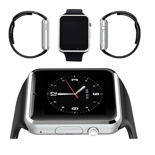 Đồng hồ thông minh Smartwatch A1 có khe gắn sim nghe gọi như điện thoại thông minh (bạc} giá rẻ