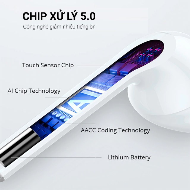 Airpods i11s V5.0 Phiên Bản Mới Nhất kết nối BLUETOOTH Cảm Ứng thời thượng