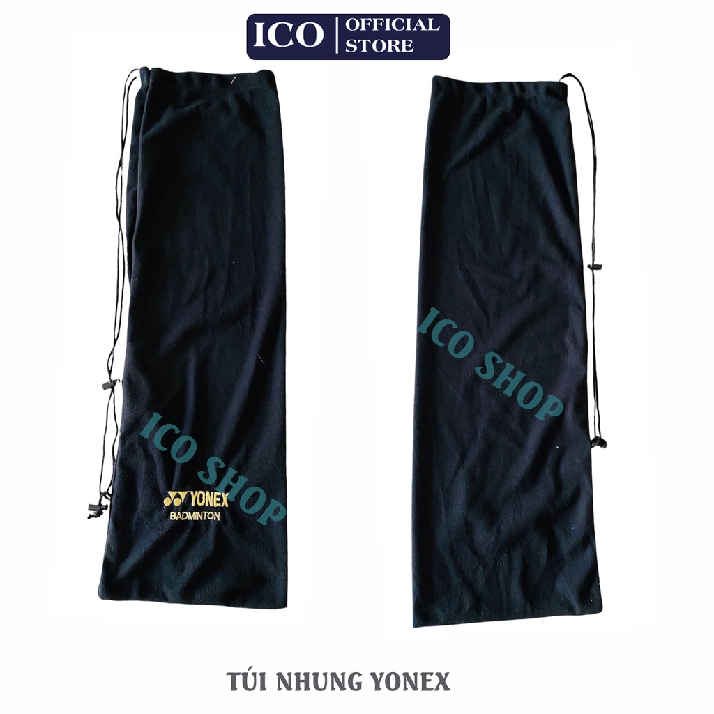 Túi nhung đựng vợt cầu lông Yonex, mizuno, Victor, Lining