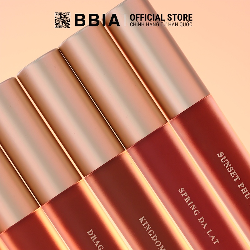Son Kem Lì Bbia Last Velvet Lip Tint Asia Edition Version 2 - A10 Spring Da Lat 5g - Bbia Official Store