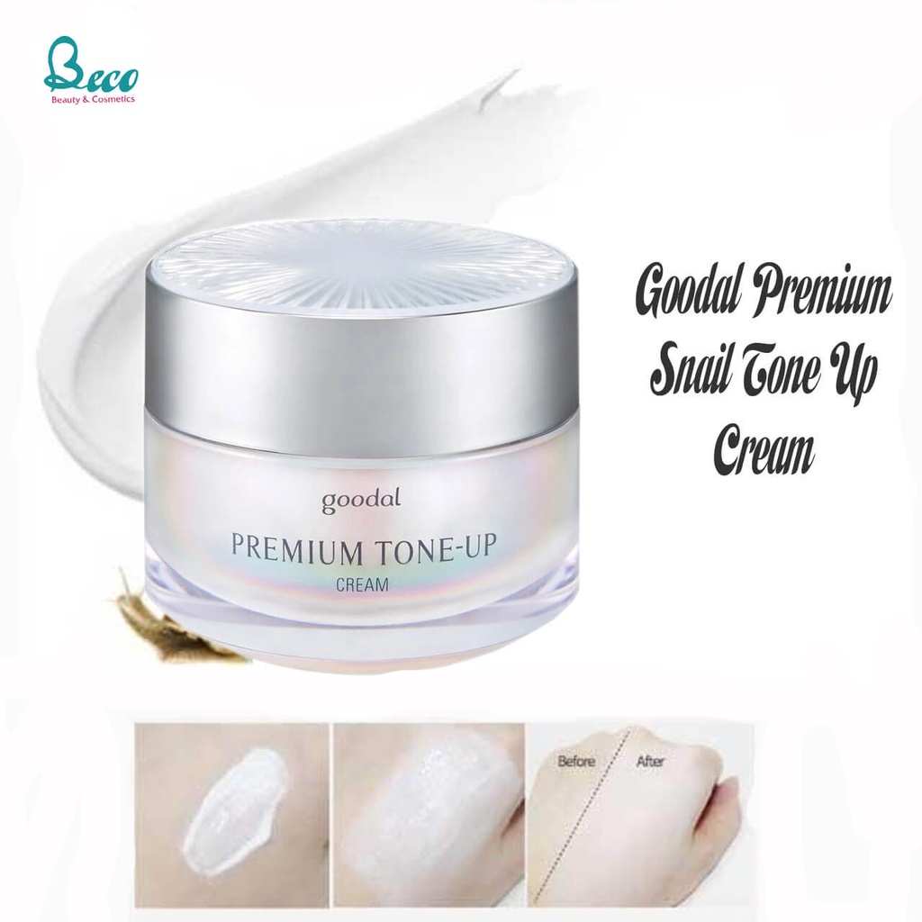 Kem ốc sên Hàn Quốc dưỡng trắng da và nâng tone da Goodal Premium Snail Tone-Up Cream