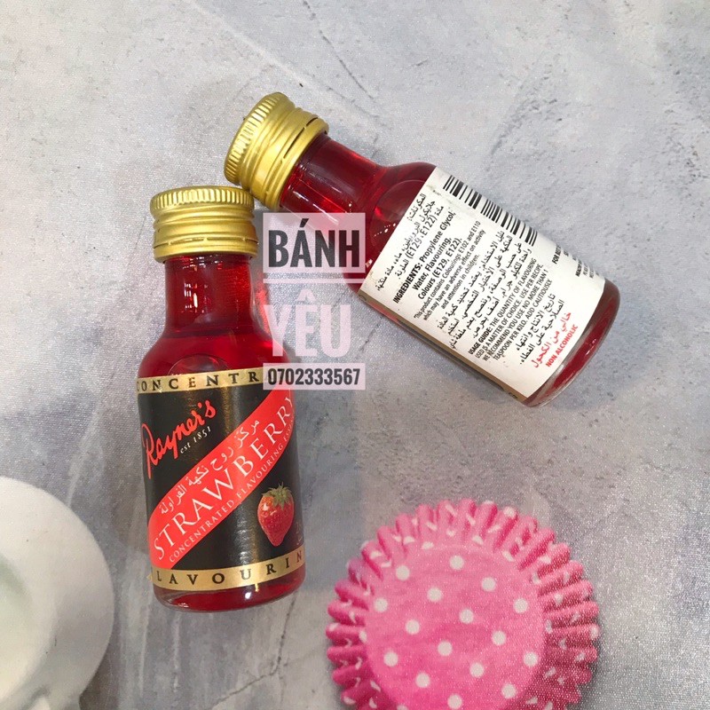 Tinh dầu hương Dâu Rayners - dạng lỏng 28ml - PL47