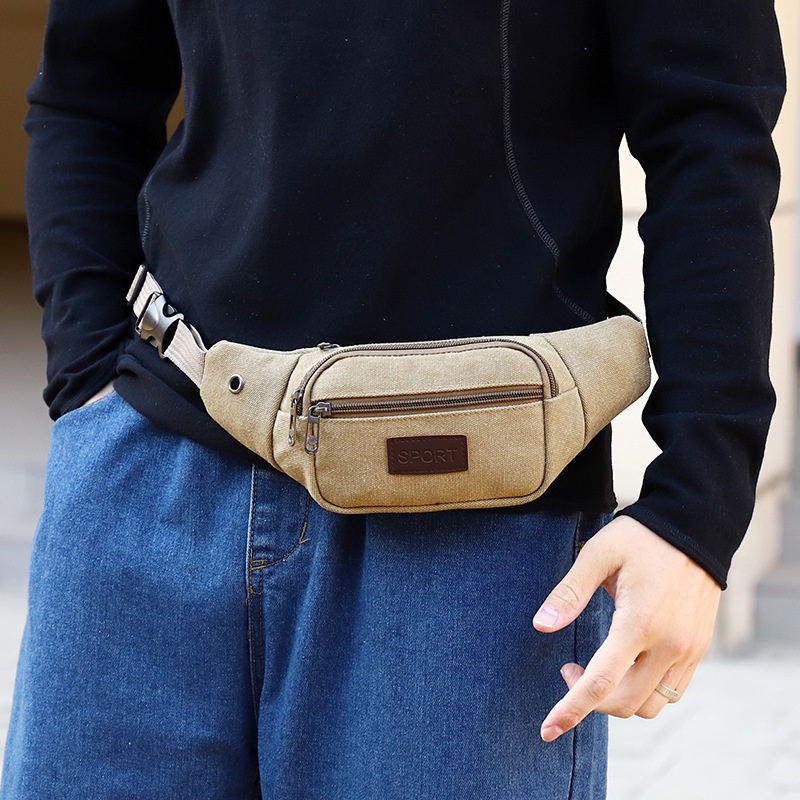 Túi đeo chéo nhỏ đựng điện thoại thời trang cho nam nữ