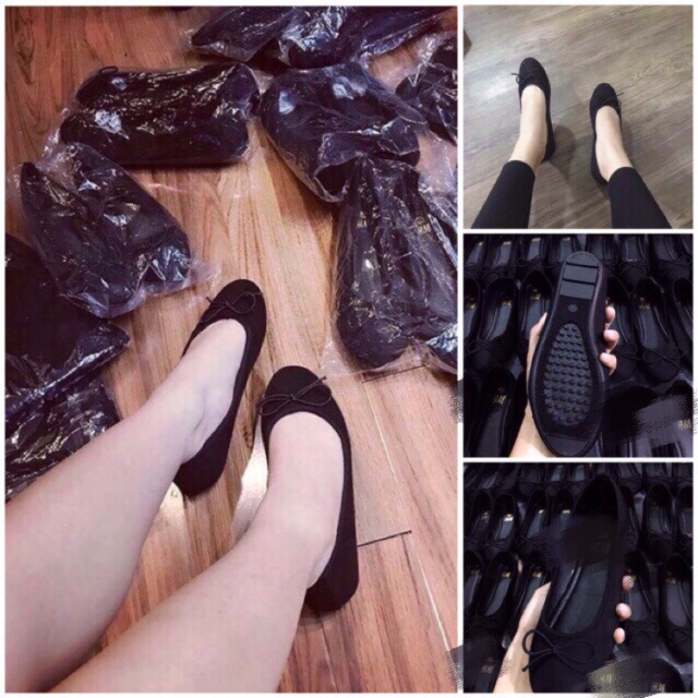 Giày bệt nơ(kèm ảnh thật)